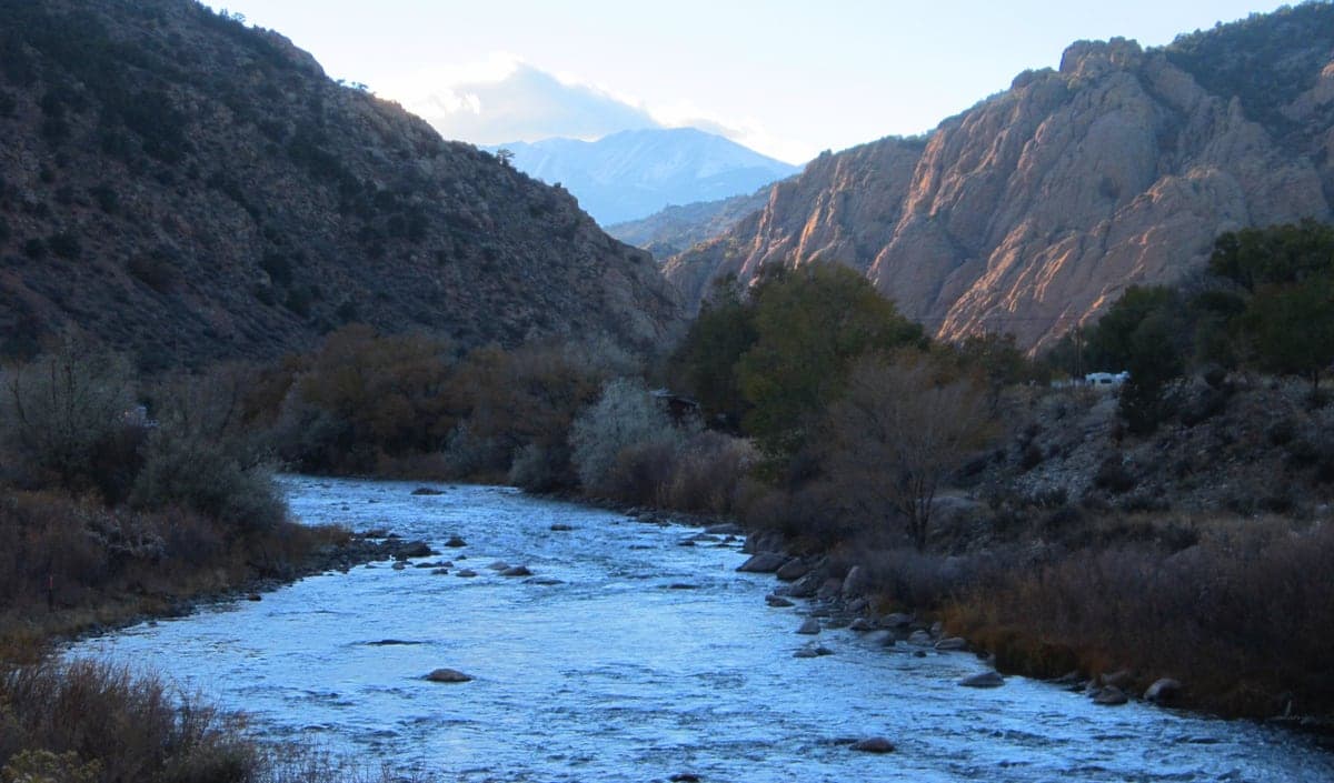 View of Arkansas River CO