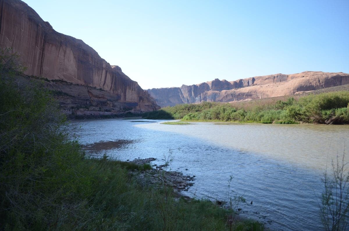 Landscape view of Colorado River near Moab in the Moab & Canyon Country region.