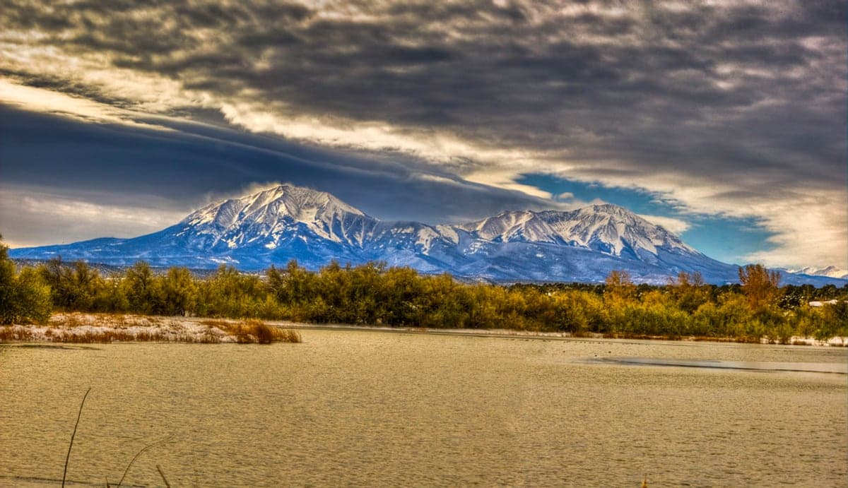 Spanish Peaks in Southern CO in the Spanish Peaks & Trinidad region.