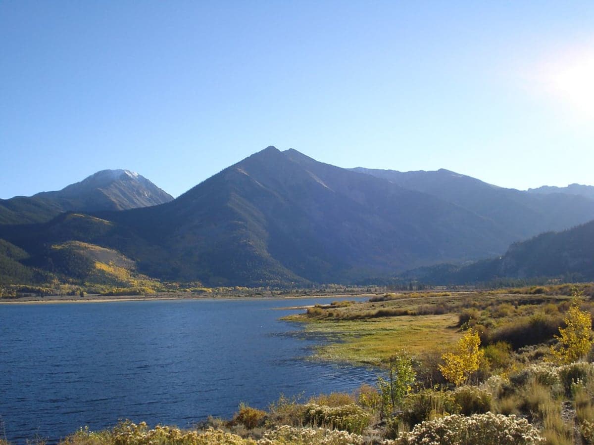 Twin Lakes and La Plata Peak in the Buena Vista & Arkansas Valley region.